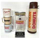 Pièces vintage Sanka, Schwartz's et Dunkin'
