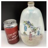 *Bouteille en céramique, vintage, signée
