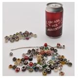 Lot de breloques pour bracelet style Pandora,