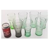 7 verres Coca-Cola