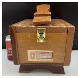 Boîte Esquire Redwood, pour cirage de chaussures,