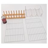 Range-bouteille pour réfrigérateur, 2 grilles