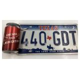 Plaque d'immatriculation du Texas