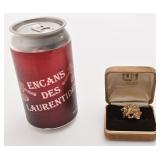 Bague, avec pierres, grandeur 6.5, dans