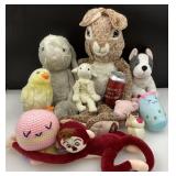 Lot de peluches, dont Peter Rabbit