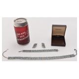 Ensemble Continental, collier, bracelet et