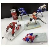 5 figurines de hockey