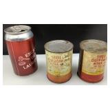 2 cannes Shell outboard motor oil, pleines,
