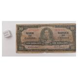 Billet de 10 dollars du Canada, série 1937