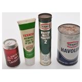Canne d'huile Texaco, pleine, tube