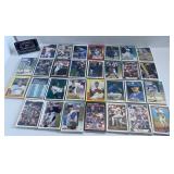 Environ 600 cartes de baseball