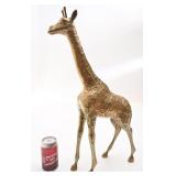 *Grande girafe en laiton, hauteur : 23''