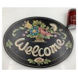 Panneau en bois Welcome, 12.5'' x 16.5''