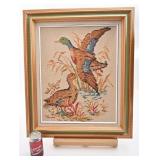 Petit point encadré, vintage