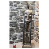 *Support à CD en bois sculpté, africain