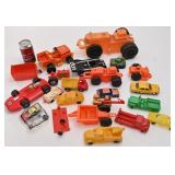 Lot de voitures en plastique, vintage