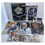 Lot magazines sur le hockey, avec cartes