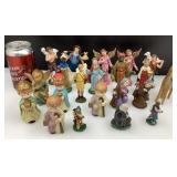 Lot de figurines de la nativité, céramique et