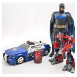 Voiture de police Tonka, figurine Transformer et