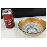 Plat en verre carnaval Fenton, grape and cable,