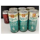 Paquet de 6 cannes Shell 50 to 1 super