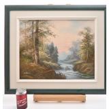 Toile signée Gullen, 16'' x 20'', encadrée