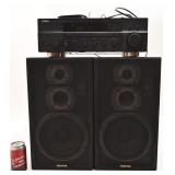 *Récepteur stéréo Yamaha RX-397 avec paire