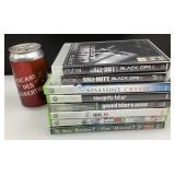 Jeux Xbox 360 et PS3 et DVD