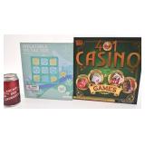 2 jeux, Tic tac toe et Casino 4 en 1