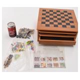 Coffret multijeux, en bois