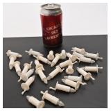 Lot de couvres-lumières de Noël bougies, vintage