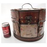 Coffre de rangement cylindrique