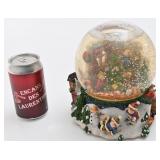 Boule à neige de Noël musicale