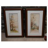 2 lithographies de Paul-Michel Gagnon,