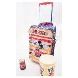 Valise Mickey Mouse et plat Tupperware