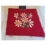 Tapisserie gros point, pour coussin ou autre,