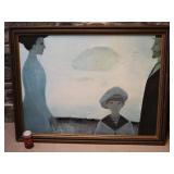 Transfert sur toile de Jean Paul Lemieux,