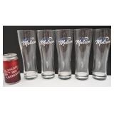 5 verres Molson