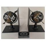 Serre- livres globes terrestres