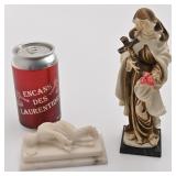 2 bibelots religieux, statues de sainte Thérèse