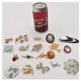 Lot de broches, dont Gerry's, Hedy,