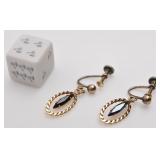 Paire de boucles d'oreilles Rainbow Sterling,