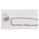 Bracelet en argent 925, Italy, 2.4 g