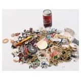 Lot de bijoux en vrac, pour pièces