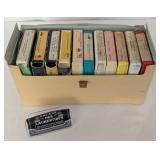 11 cassettes 8 pistes, dans coffret Sears