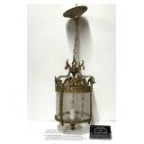Ancien lustre style Louis XVI, en laiton et en