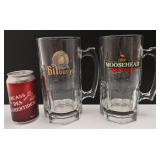 2 grandes chopes à bière
