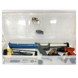 Bac avec outils, fonctionnels