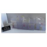Lot de boîtes en plastique pour cartes de