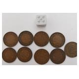 Pièces de 1 cent du Canada, antiques